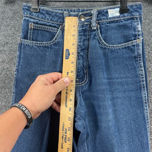 VTG Sasson Jeans Women's 5 Blue Dark Wash Style 31015 High Waist Straight Leg - Picture 3 of 11